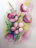 Alkaa Khanna │ Flowers │ 8.5x11 Inches │ Water Color on Paper │ INR 3500