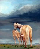 Sachdev-Mann-002-Hourse-Series-2-Oil-on-Canvas