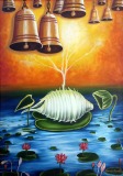Surender-Morwal-Devotion-Oil-on-Canvas-32x26-Inches