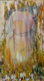 Surender-Morwal-Hazing-Beauty-Oil-on-Canvas-38x21-Inches