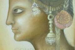 Simret-Singh-Foetus-Oil-on-Canvas-18x24-Inches