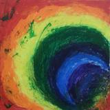2018-03-30-Kishore-Shanker-Evolving-Rainbow-4-Acrylic-on-Canvas-24x24-Inches