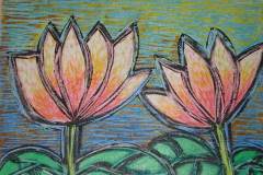 Nirmal-Thakur-Happy-lotus-Mixed-Media-13x15-inches-2007