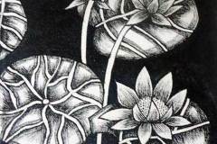 Nirmal-Thakur-LOTUS-1-Mix-Media-on-Canvas-9x7-Inches