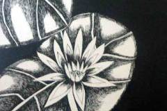 Nirmal-Thakur-Lotus-1-Mix-Media-on-Canvas-12x12-Inches-4K