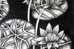 Nirmal-Thakur-Lotus-2-Mix-Media-on-Canvas-9x7-Inches-3