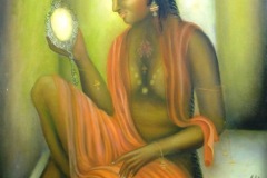 Introspections-oil-on-canvas-36-x-48-inches-Simret-jandu-price-INR-25000-