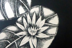 nirmal-thakur-lotus-1-mix-media-on-canvas-12x12-inches-4k