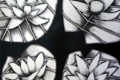 nirmal-thakur-lotus-3-mix-media-on-canvas-12x12-inches-4k