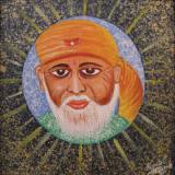 12) Kamal Sharma I Sai Baba I Acrylic on Canvas I 12x12 Inches
