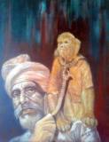 8) Girija Shanker I Madaree I Oil on Canvas I 18x24 Inches