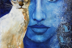 madhusudan-khandekar-face-to-face-1-acrylic-on-canvas-30-x-24-inches