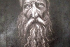 raj-veer-untitled-charcoal-on-paper-24-x-18-inches