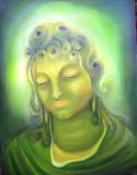 Simret Jandu Bodhi Oil on Canvas 36x48 Inches