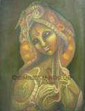 Simret Jandu Kundalini Oil on Canvas 36 x 48 Inches Oil on Canvas