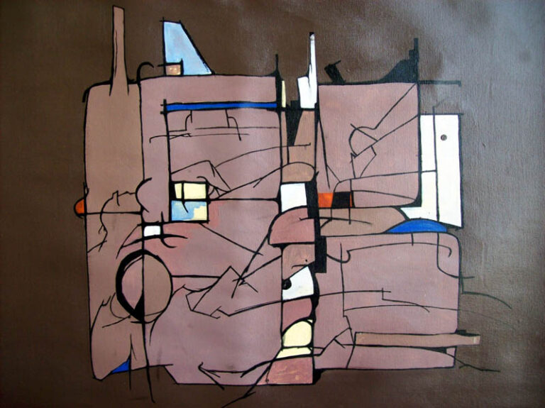Vijay Rana Born 1990 Painting Untitled Acrylic on canvas 36x40 Inches