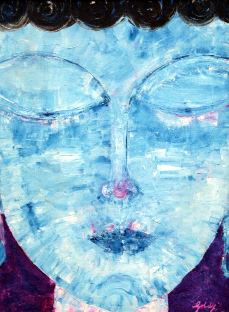 Goldy Malhotra Diamond Sutra 24x18 Inch Oil on Canvas