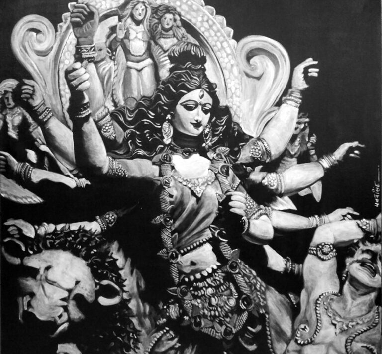 Pawan Singh Shakti Acrylic on Canvas 31 x 33 Inches