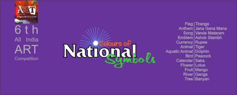 Banners Colours of National Symbols.