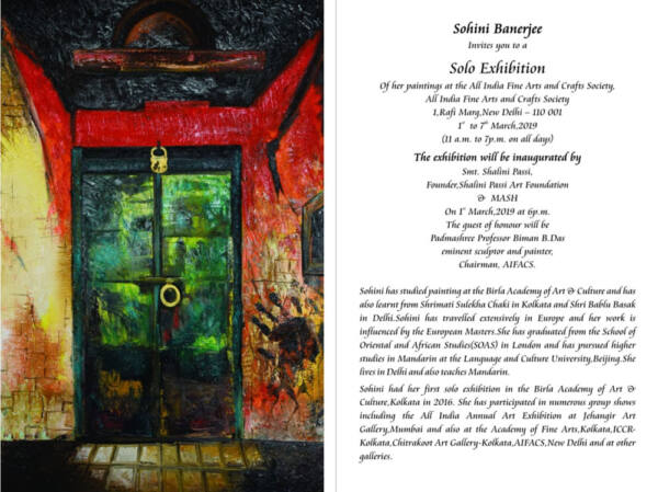 Solo Exhibition ARTinfoINDIA.COM