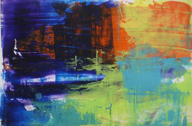 Kishore Shanker Lake View 2 Acrylic on Paper 5x7 Inches